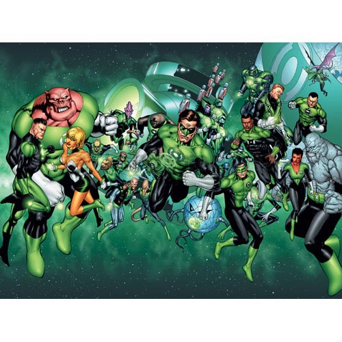 Green Lantern T-shirts Iron On Transfers N4507 - Click Image to Close